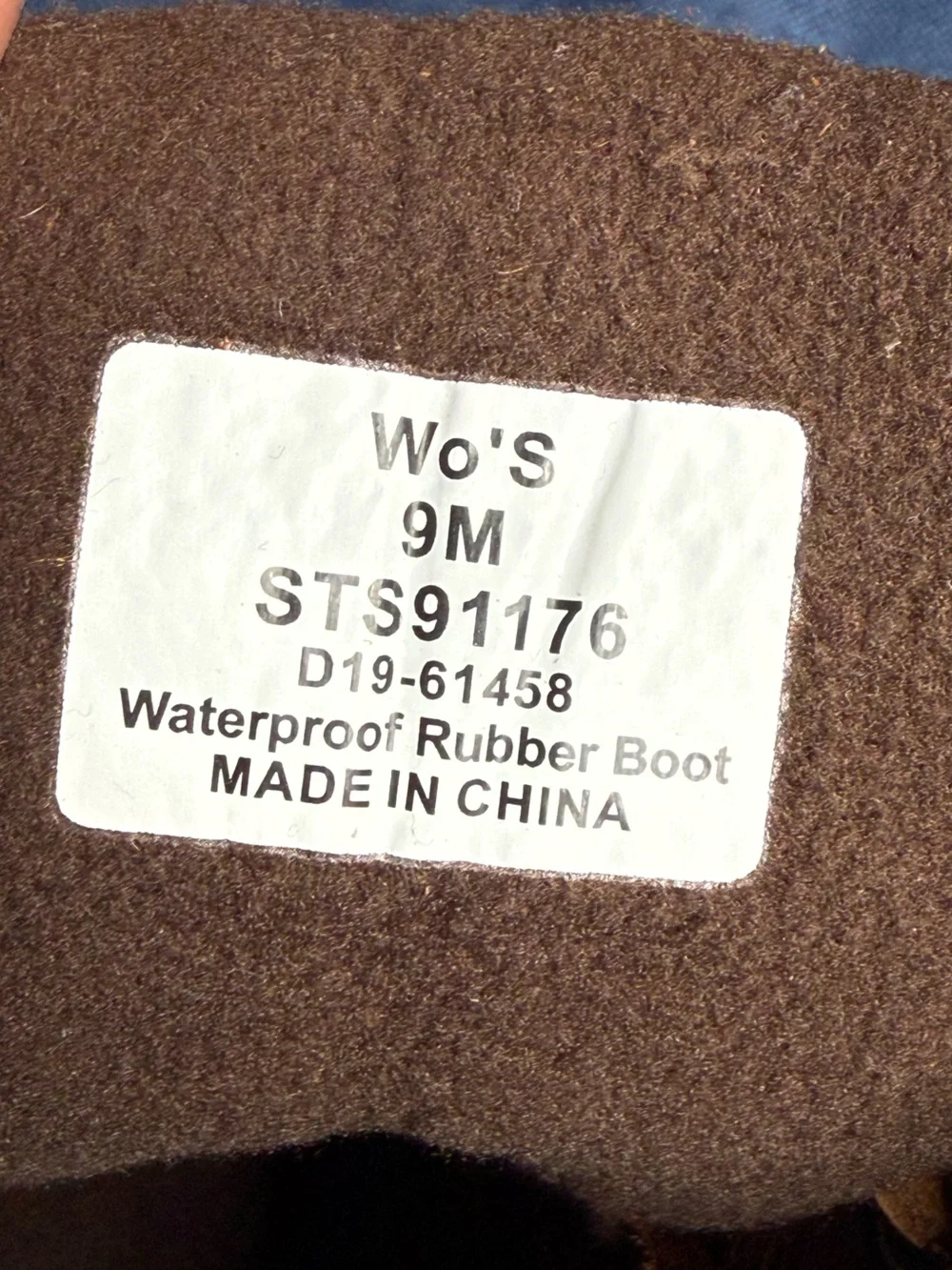 NWOT 2019 Sperry Saltwater Waterproof Rubber Leather Duck Boots Women's Size 9M